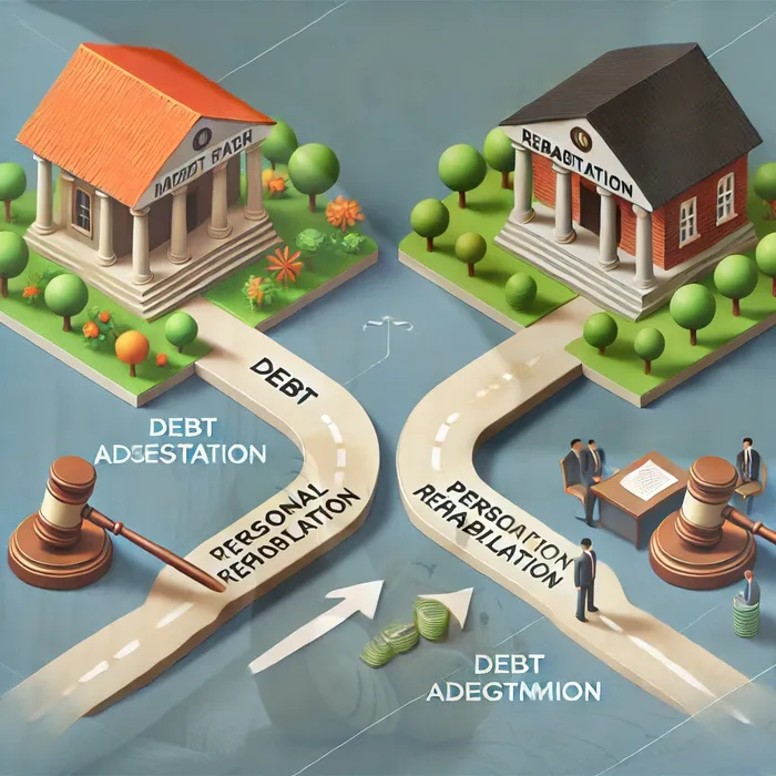 개인파산과 개인회생 비교